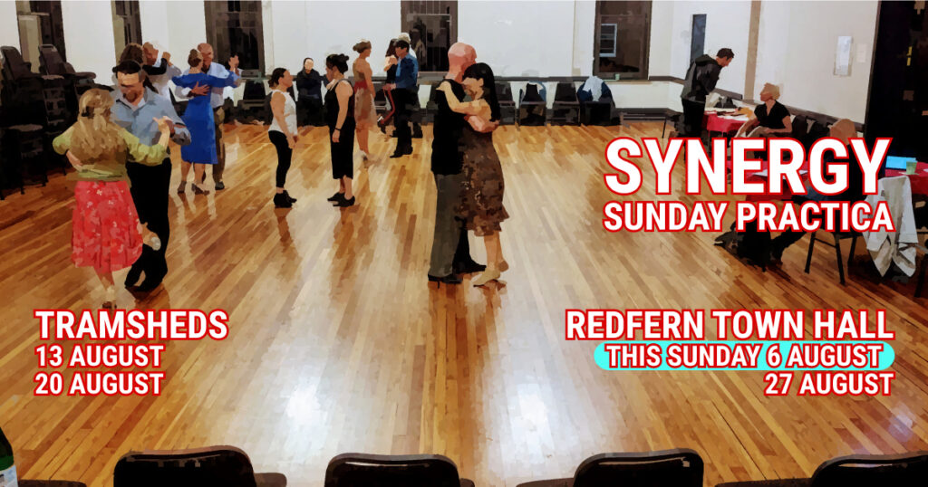 Dancers of tango Practice at Redfern Town Hall