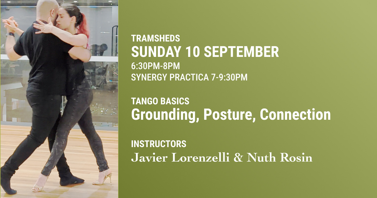 Tango Workshop 10 Sept: Javier & Nuth
